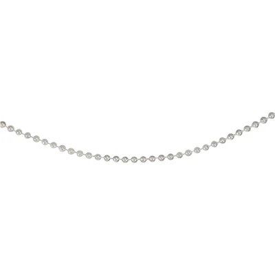 100ft. Shiny Clear Iridescent Beaded Garland