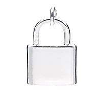 Silver Plated Lock Charm by Bead Landing™