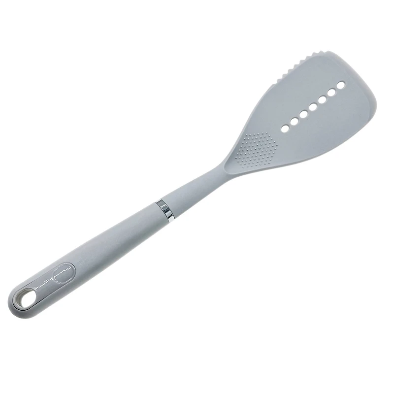 14" White Slotted Turner by Makery™