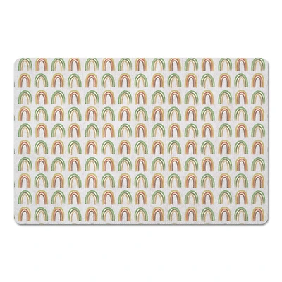 Straight Rainbow Pattern 27" x 18" Floor Mat