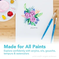 Princeton Brush Select Artiste Brush, Lunar Mop, 1/2"