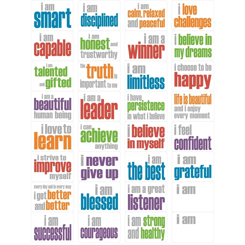 Inspired Minds Say it! Think it! Live it! Incentive Stickers, Pack of 160