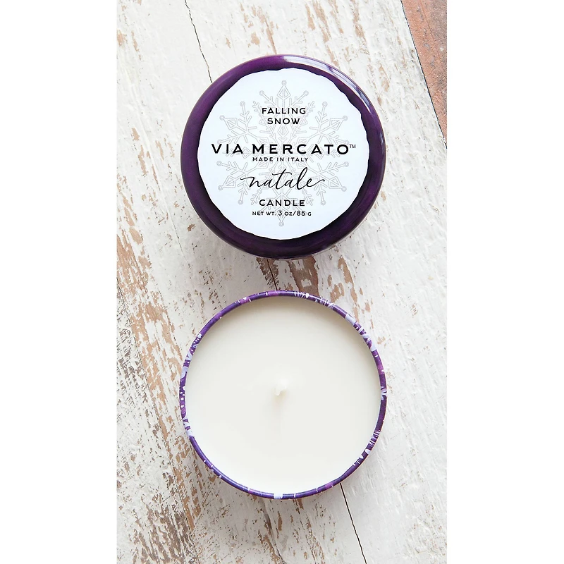 European Soaps Natale Round Jar Candle