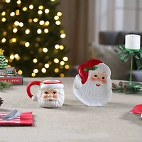 Mr. Christmas Santa Mugs & Plates Set