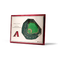 MLB Team 5-Layer StadiumView Wall Art
