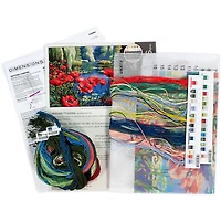 Dimensions® Lakeside Poppies Needlepoint Kit
