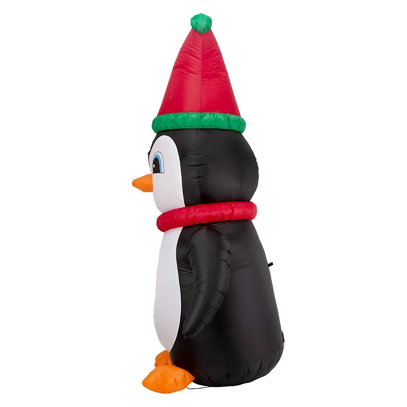 Glitzhome® 8ft. Lighted Inflatable Penguin