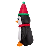 Glitzhome® 8ft. Lighted Inflatable Penguin
