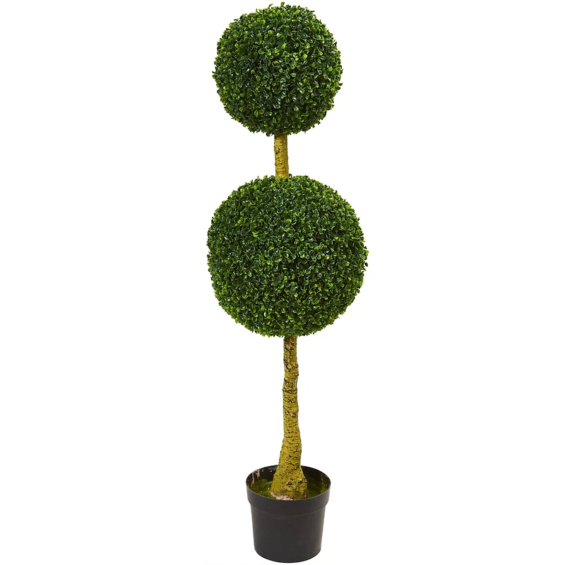 4.5ft. Potted Double Ball Boxwood Topiary Tree