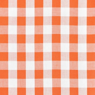 1" Orange Gingham