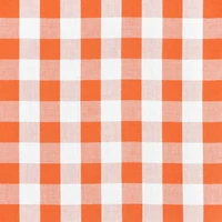 1" Orange Gingham