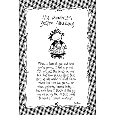 Children of the Inner Light® by Marci Art My Daughter You're Amazing Plaque