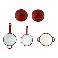 Mini Red Cookware Set, 3ct. by Make Market®