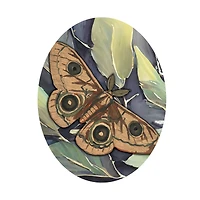 7" x 9" Raven & Moth Oval Canvas Painting Kit by Craft Smart®
