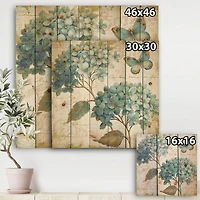 Designart - butterfly Blue Garden I