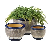 Cobalt Planter Set