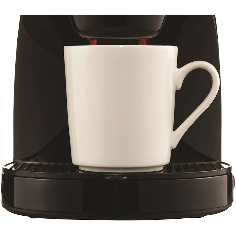 Brentwood White Single-Serve Coffee Maker with Porcelain Mug