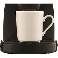 Brentwood White Single-Serve Coffee Maker with Porcelain Mug