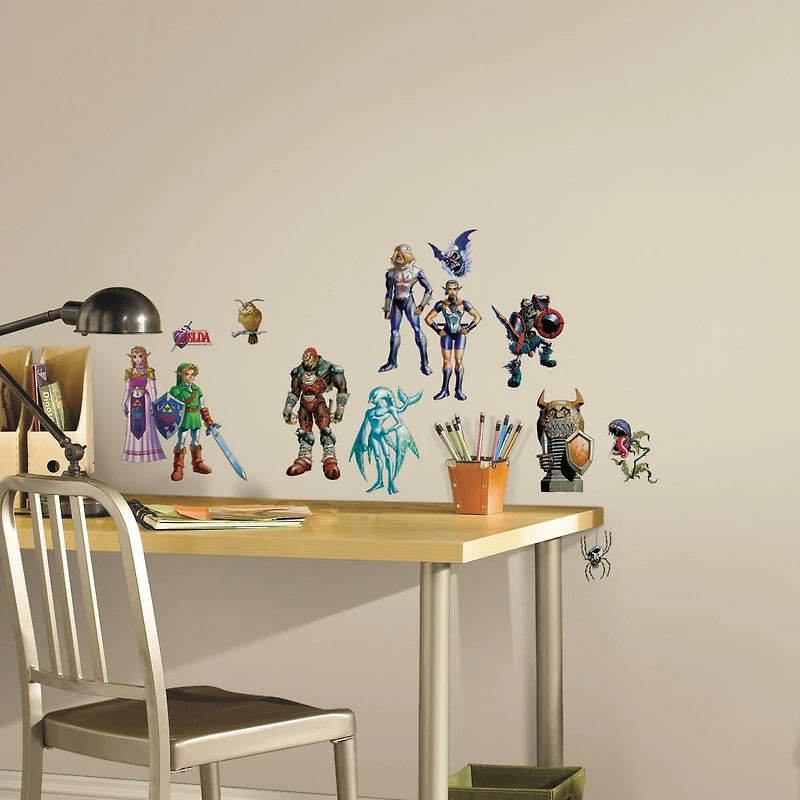 RoomMates Legend of Zelda™: Ocarina Of Time™ 3D Peel & Stick Wall Decals