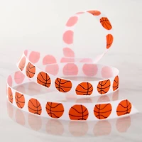 5/8'' x 7yd. Basketball Ribbon by Celebrate It® Classic