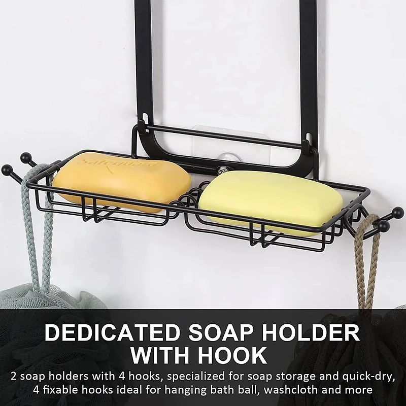 Over Head Shower Caddy Basket with Hook