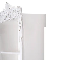 American Art Decor Balos Carved Wall Shelves - 18" x 28" x 6"