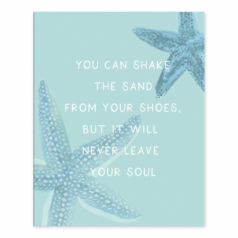 Starfish Soul Tabletop Canvas Accent