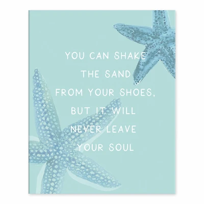 Starfish Soul Tabletop Canvas Accent