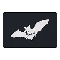 Boo Bat Gray Floor Mat