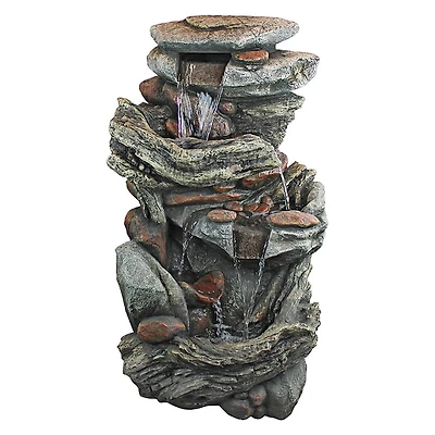 Design Toscano Cathedral Falls Cascading Waterfall Garden Fountain