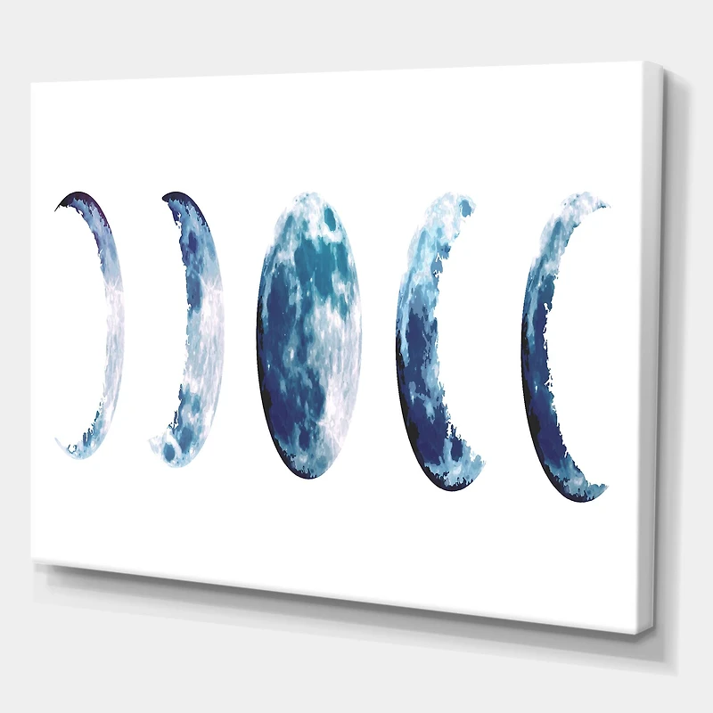 Designart - Magic Blue Moon Phases