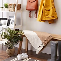 DII® Stone Four Square Woven Throw