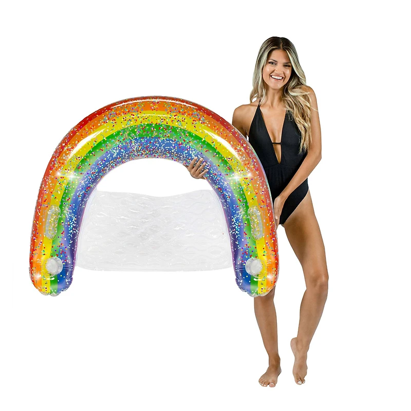 PoolCandy Classic Rainbow Glitter Sun Chair