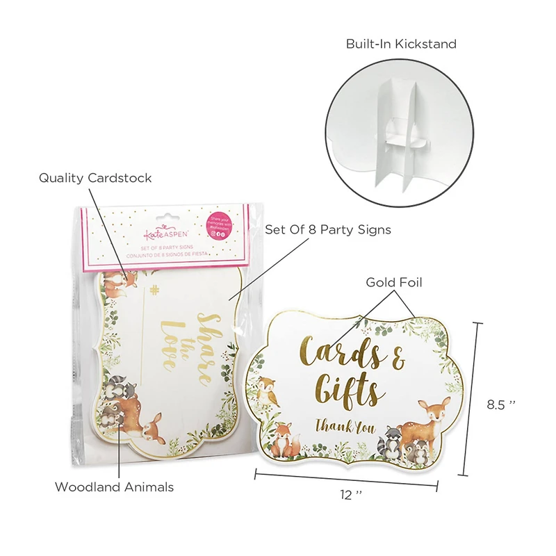 Kate Aspen® Woodland Baby Décor Sign Kit Set