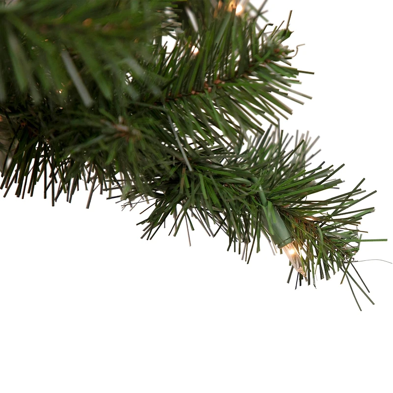 3ft., 4ft., & 5ft. Pre-Lit Woodland Alpine Artificial Christmas Tree Set, Clear Lights