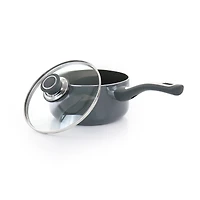 Oster Legacy 2.5qt. Gray Aluminum Nonstick Saucepan