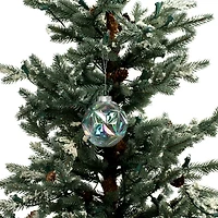 3.25" Clear Iridescent DIY Plastic Prism Ball Ornament by Make Market®