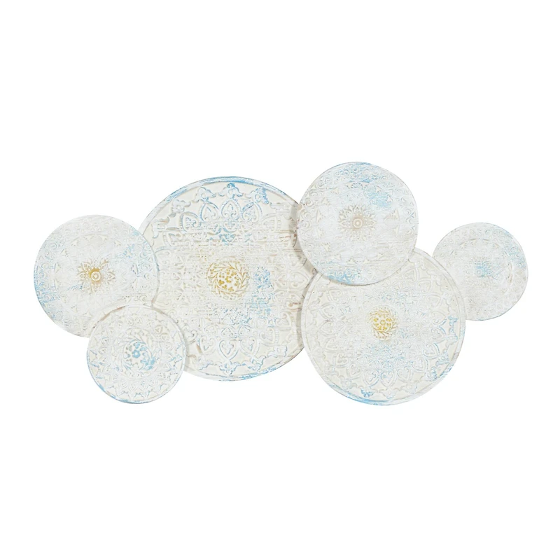 47" White Wood Farmhouse Wall Décor