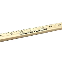 18" Wooden Ruler by Loops & Threads®