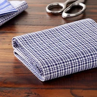 Navy & White Plaid Cotton Fabric Bundle by Loops & Threads™