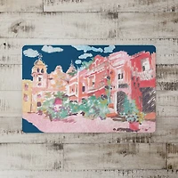 Pink City Square 27" x 18" Floor Mat