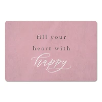 18" x 27" Fill Your Heart Floor Mat
