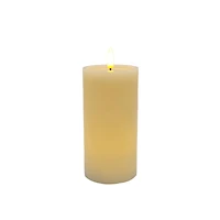 3" x 6" Flickering LED Wax Pillar Candle by Ashland