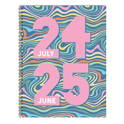 TF Publishing 2024 - 2025 Groovy Large Spiral Planner