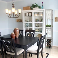 Simple Designs™ Floor Lamp Storage Shelf and Wine Rack with Linen Shade