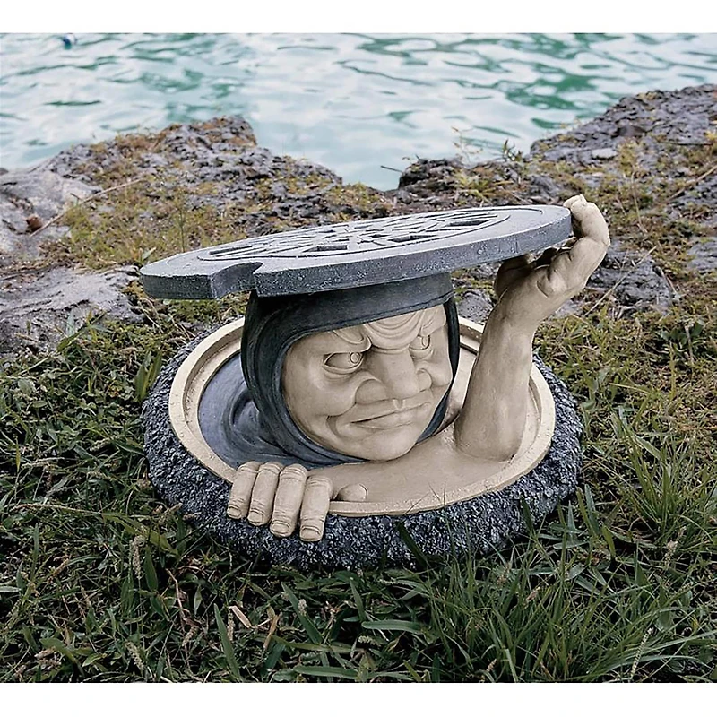 Design Toscano 10.5" The Dweller Below Garden Sculpture