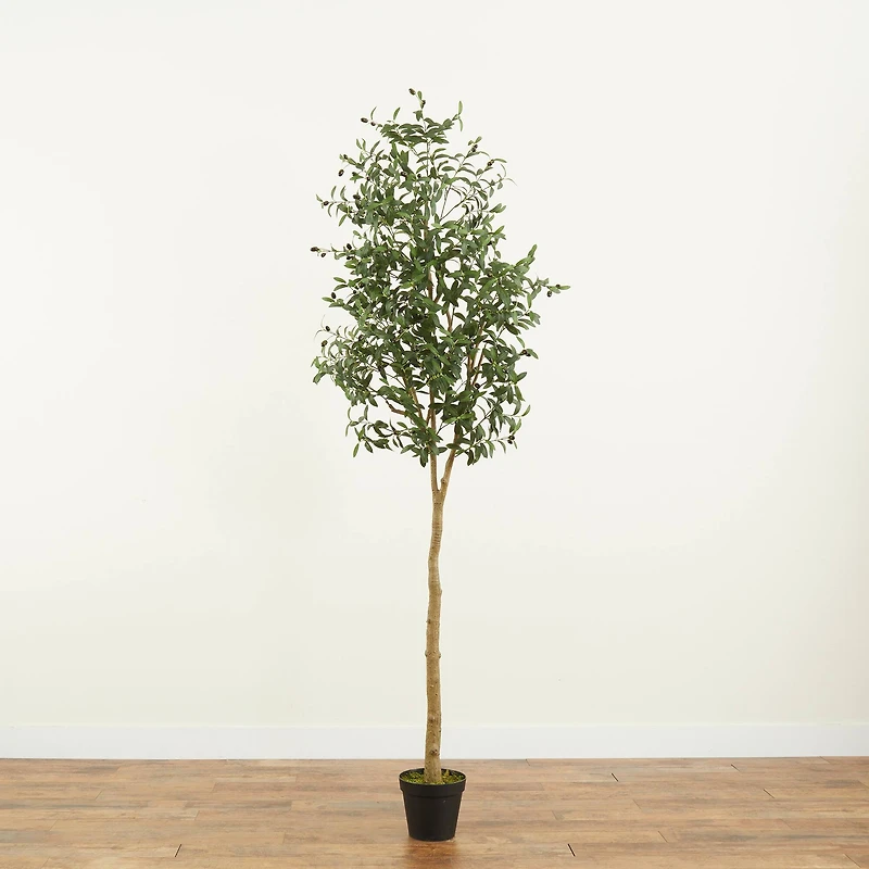 8ft. Potted Artificial Olive Tree