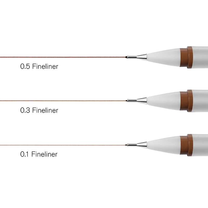 Winsor & Newton® 3 Sepia Fineliner Set