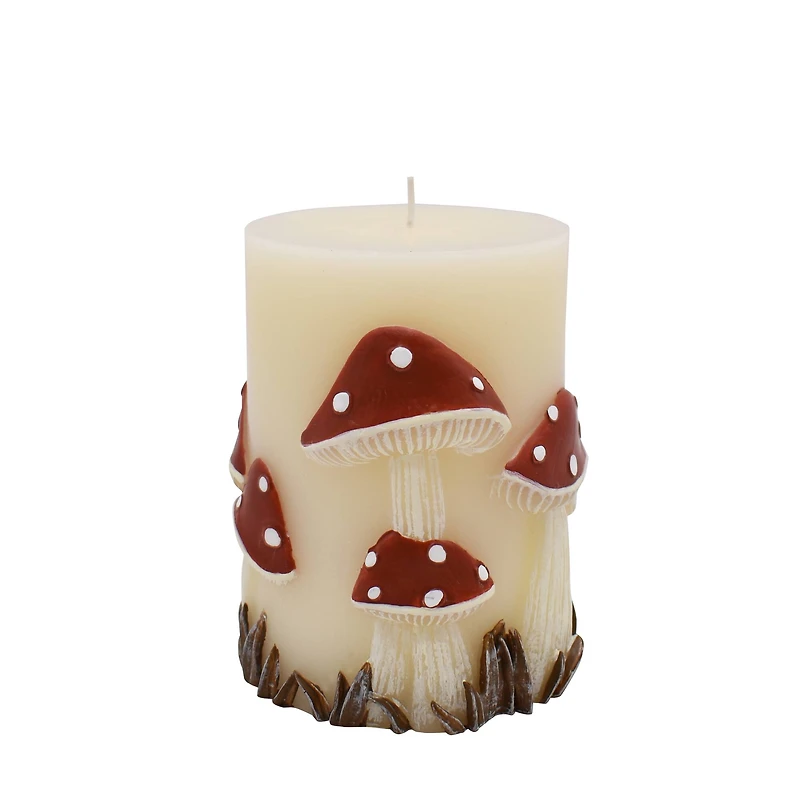 3" x 4" Mushroom Pillar Candle by Ashland®