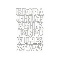 Alphabet Cutting Die by Recollections™